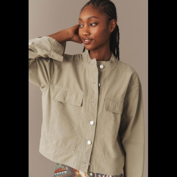 Brand New Dear John Collarless Utility Jacket - Picture 1 of 11